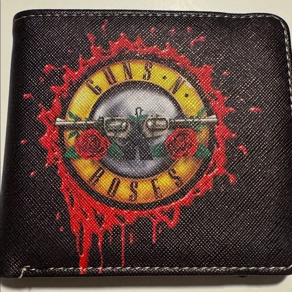 Guns N’ Roses Rock Band Wallet/New